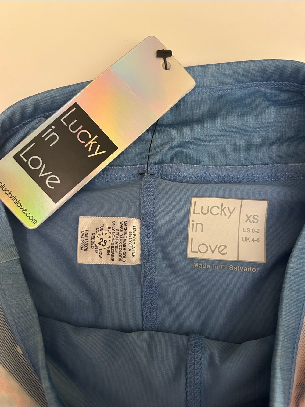 Lucky in Love Blue Multi Pleated Tennis Skort - Picture 2 of 7